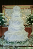 O lindo bolo de casamento