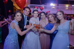 Tercia Neves,Bruno Santos,Raisa e Samia Neves, Norma Jovino e Julia Malta