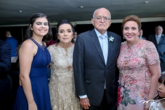 Clarissa Oliveira, Maria Amélia Rocha, Raimundo Delfino e Mariana Rocha