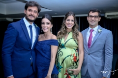 Kaliu e Mariana Fará, Paula e Vitor Brasil