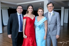 Tom Andrade, Paula, Verônica e Hélio Perdigão