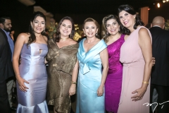 Vanessa Oliveira, Denise Cavalcante, Verônica Perdigão, Daniele Lopes e Rosane Medeiros