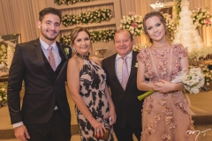Vitor, Cilene, César e Letícia Fernandes