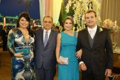Sellene e Max Câmara, com Deborah e Ricardo Nibon