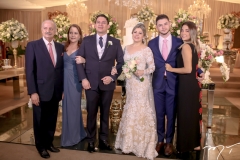 Lincon Machado, Marcileia Oliveira, Daniel Machado, Andrea Lucena,  William e Irman Machado