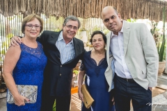 Cristiana e Humberto Abath, Célia e Ricardo Barros