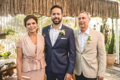 Cristina, Arthur e Pedro Jorge Vianna