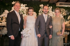 Afrânio Barreira, Beatriz Tajra, Felipe e Daniela Barreira
