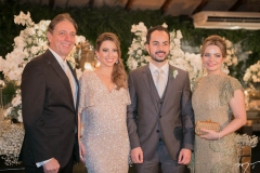 Afrânio, Ticiana, Felipe e Daniela Barreira