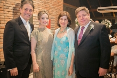 Afrânio e Daniela Barreira, Marieta e Raul Araújo
