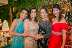 Carla Laprovitera, Márcia Teixeira, Giana Studart e Flávia Laprovitera