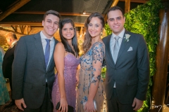 Carlos Salas, Natália Salas, Luiza e Daniel Pollastrini