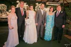 Cristina e Roberto Costa Lima, Beatriz Tajra e Felipe Barreira, Marieta e Raul Araújo