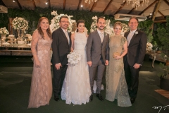 Divane, João e Beatriz Tajra, Felipe, Daniela e Afrânio Barreira
