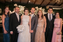 Marcela Tajra, João Tajra, Beatriz Tajra, Felipe Barreira, Divane, Davi e Camila Tajra