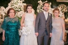 Mileide Barreira, Beatriz Tajra, Felipe Barreira e Alcélia Russo