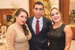 Natália de Oliveira, Rafael Moraes e Milena Andrade