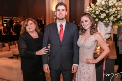 Eulalia Pimnetel, João Andre e Eve Pimentel