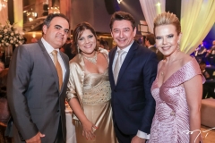 Herbert e Gisela Vieira,Racine e Branca Mourão