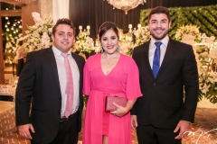 Tiago Magalhães, Luna Porto e Victor Siqueira