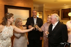 Karina Romcy, Silvana Romcy, Ricardo Moreira, Tereza Bezerra de Menezes e Gil Bezerra de Menezes