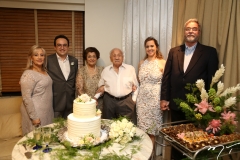 Silvana Romcy, João Paulo, Leda Romcy, José Romcy, Karina Romcy e Ricardo Moreira