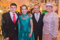 Arthur Bezerra, Inês Rodrigues, Fernando Rodrigues e Silvana Bezerra