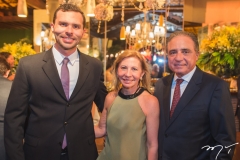 Gustavo Lima, Eveline Pinheiro e Nestor Silva