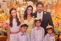 Lissa, Lorenzo, Melania, Luca, Fernando e Fernando Filho Rodrigues