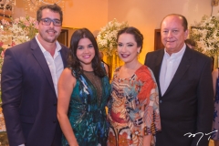 Thiago Leal, Priscila Leal, Silvinha de Castro e Rafael Leal