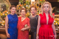 Vânia Aldigueri, Rosinha Lima Rodrigues, Norma Brasil e Regina Santarém