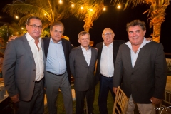 Manoel Veras, Assis Antero, Edilmo Cunha, Cláudio Philomeno e Danilo Gurgel