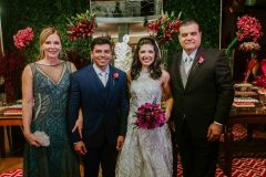 Naiana Feitosa, Edmar Feitosa, Camille Bezerra e Odmar Feitosa