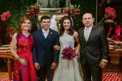 Rilka Bezerra, Edmar Feitosa, Camille Bezerra e Max Bezerra