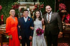 Guiomar Feitosa, Edmar Feitosa, Camille Bezerra e Victor Feitosa