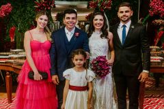 Isabela Bezerra, Lívia, Edmar Feitosa, Camille Bezerra e Ivan Bezerra