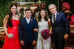 Mariana Bichucher, Edmar Feitosa, Camille Bezerra e Adolfo Bichucher
