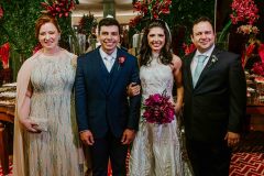 Aline Félix Barroso, Edmar Feitosa, Camille Bezerra e Igor Barroso
