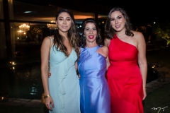 Mila Menezes, Cristina Romcy e Beatriz Bezerra