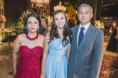 Fabia, Julia e Michel Gomes