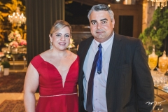 Fabiana Mitozo e Fernando Santos