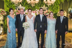 Silvia, César e Luana Rêgo, Emmanuel Gadelha, Tereza e Horácio Gadelha