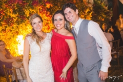 Estephânia Teixeira, Mariana Montenegro e Daniel Demicheli