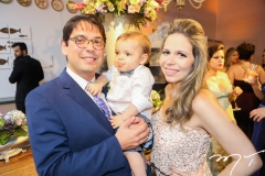 Luca Pantaleo, Eduardo Pantaleo e Raquel Teixeira