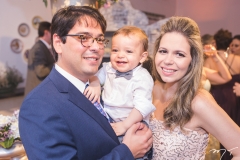 Luca Pantaleo, Eduardo Pantaleo e Raquel Teixeira