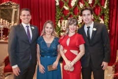 Carlos Campos, Verônica Martinez, Monique e Clóvis Rolim
