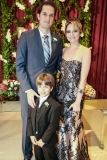 Daniel, Benicio e Denise Pio