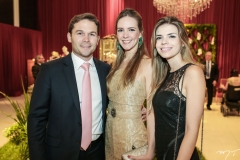 Fábio, Naiara e Clarissa Albuquerque