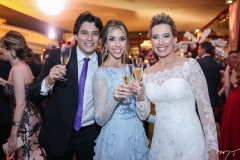 Renato Rios, Carolina Pontes e Georgia Rios