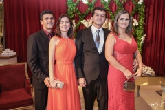 Roberto e Vanessa Rabelo, Jurandir Ferreira e Cida Solon